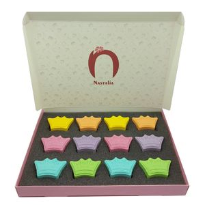 کوکتل پدیکور ناستالیا مدل crown وزن 800 گرم بسته 12 عددی