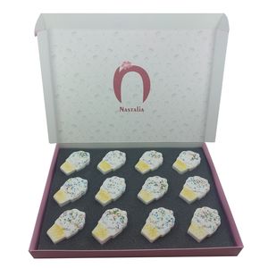 کوکتل پدیکور ناستالیا مدل ice cream وزن 800 گرم بسته 12 عددی
