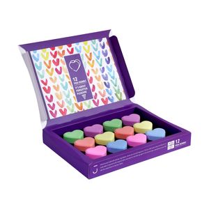 کوکتل پدیکور ژبن پلاس مدل heart وزن 600 گرم بسته 12 عددی