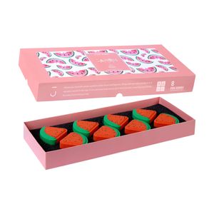 کوکتل پدیکور ژبن پلاس مدل watermelon وزن 480 گرم بسته 8 عددی