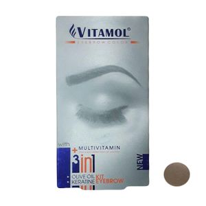 کیت رنگ ابرو ویتامول شماره b3 حجم 30 میلی لیتر رنگ بلوند خیلی روشن