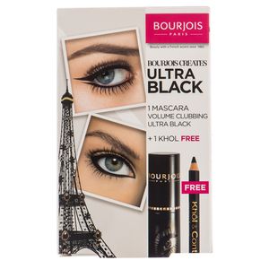 کیت ریمل حجم دهنده بورژوآ مدل clubbing ultra black همراه با مداد چشم
