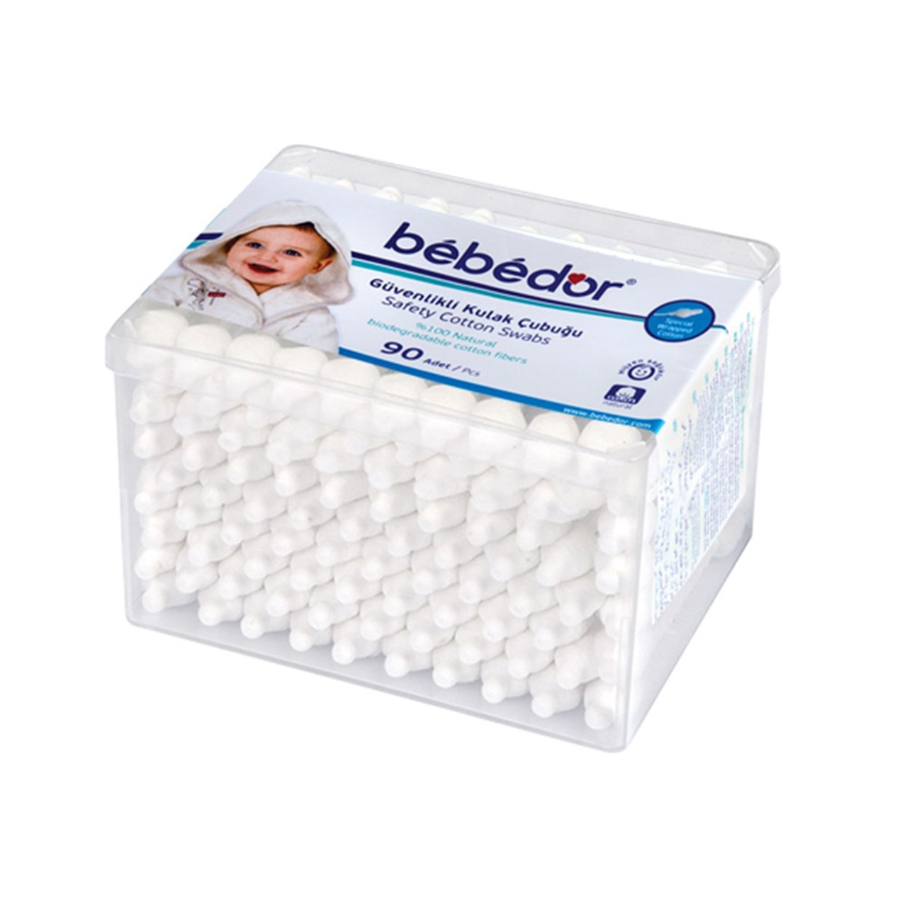 گوش پاک کن ببه دور مدل bd459 بسته 90 عددی