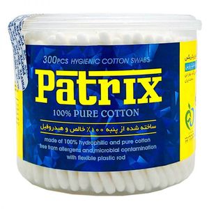 گوش پاک کن پاتریکس مدل پنبه بسته 300 عددی