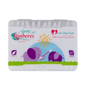 گوش پاک کن پنبه ریز مدل 001 مجموعه 6 عددی