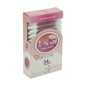 گوش پاک کن کودک دینا مدل pink بسته 54 عددی