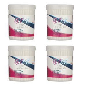 گوش پاک کن گل ارکیده خراسان مدل natural مجموعه 4 عددی