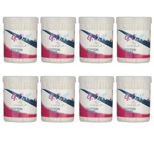 گوش پاک کن گل ارکیده خراسان مدل natural مجموعه 8 عددی