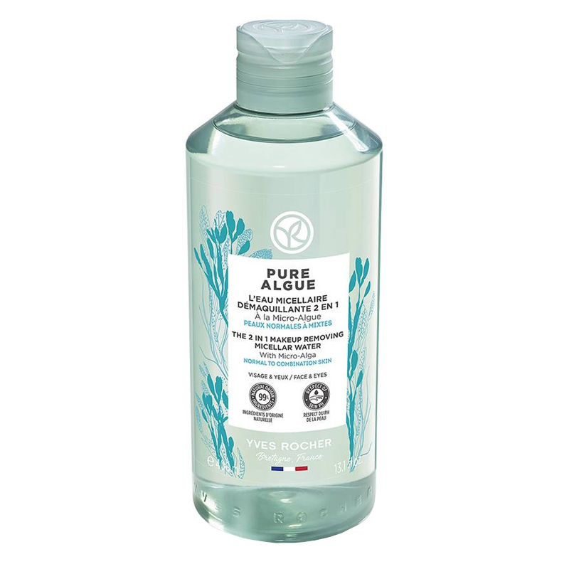 آب پاک کننده آرایش صورت ایو روشه مدل pure peaix mixed حجم 400 میلی لیتر