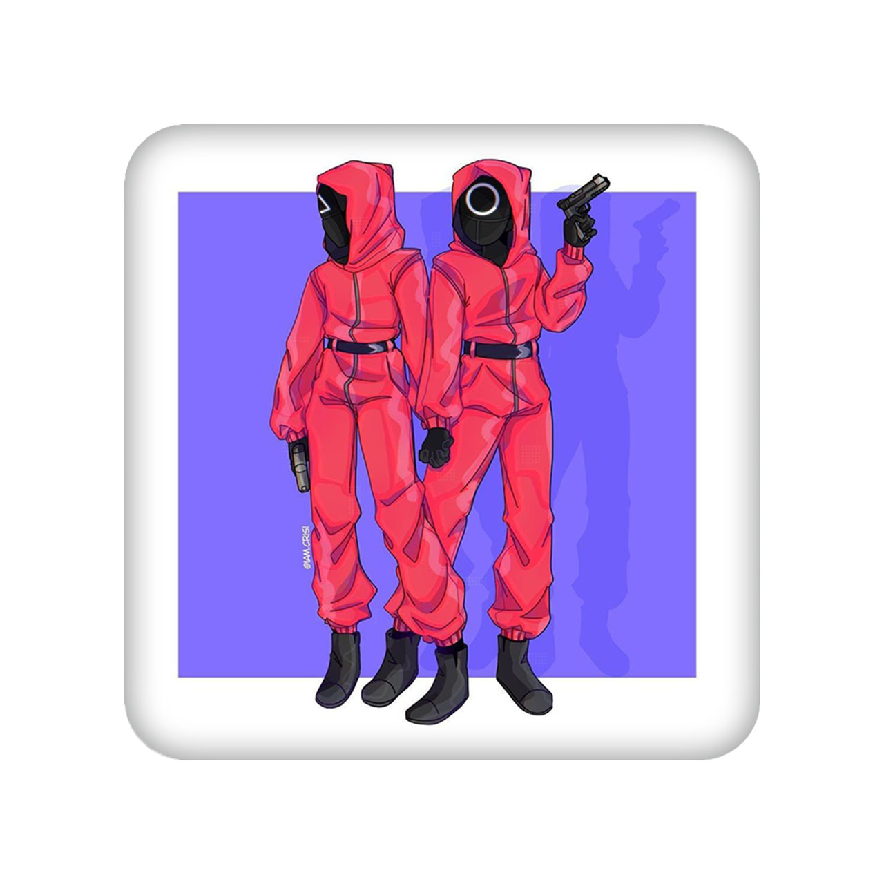 آینه جیبی مدل squid game کد 2252