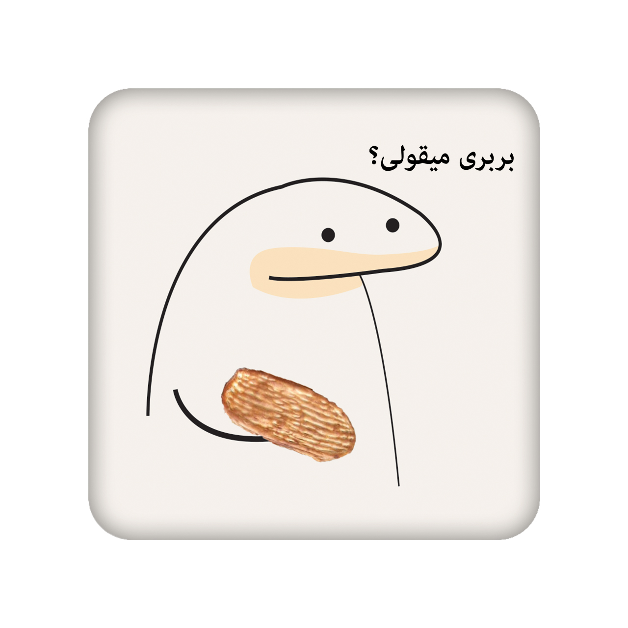 آینه جیبی مدل میقولی کد 2412