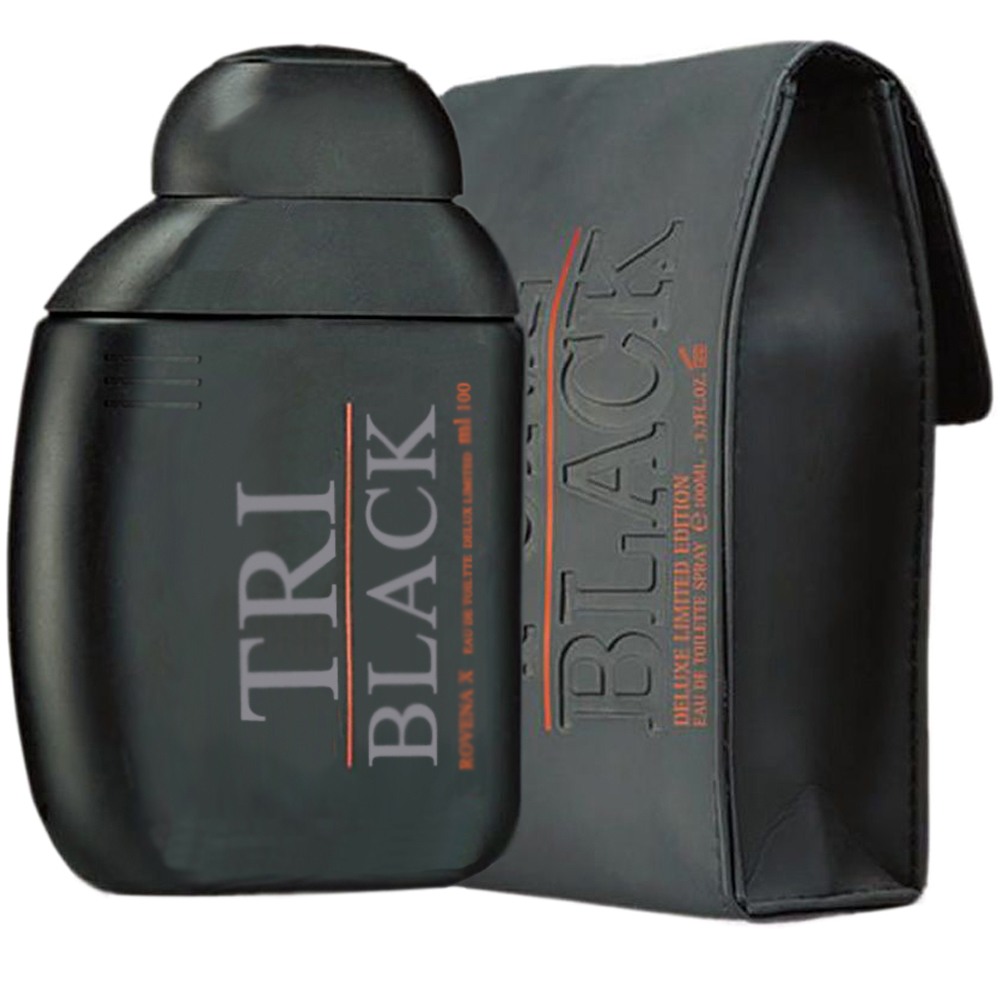 ادو تویلت مردانه ترای مدل black حجم 100 میلی لیتر