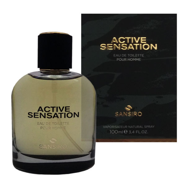 ادو تویلت مردانه سنسیرو مدل active sensation حجم 100 میلی لیتر
