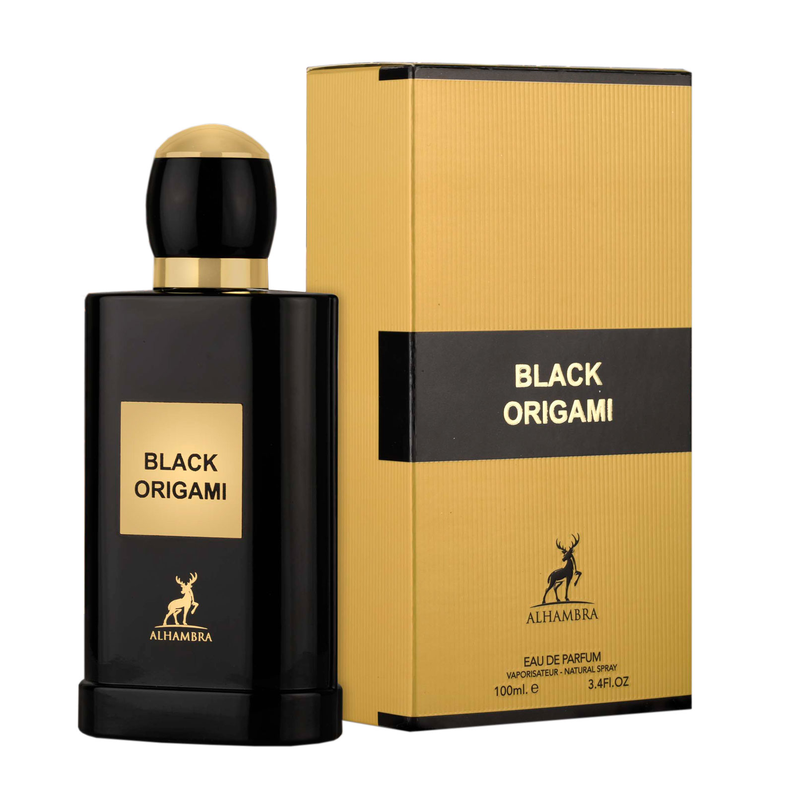 ادو پرفیوم الحمبرا مدل black origami حجم 100 میلی لیتر