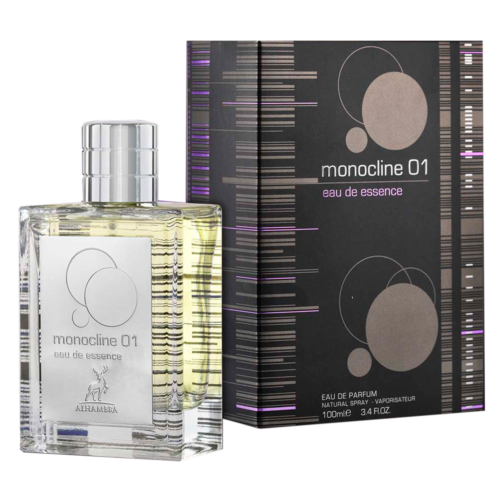 ادو پرفیوم الحمبرا مدل monicline 01 حجم 100 میلی لیتر