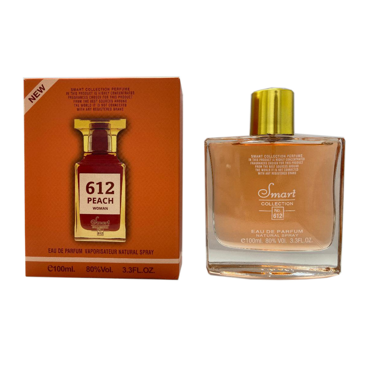 ادو پرفیوم زنانه اسمارت کالکشن مدل tom ford bitter peach 612 حجم 100 میلی لیتر