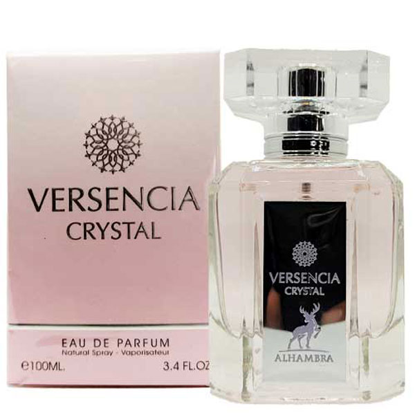 ادو پرفیوم زنانه الحمبرا مدل versencia crystal حجم 100 میلی لیتر