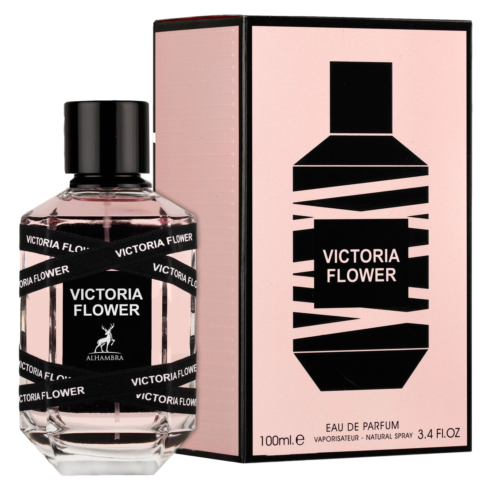 ادو پرفیوم زنانه الحمبرا مدل victoria flower حجم 100 میلی لیتر