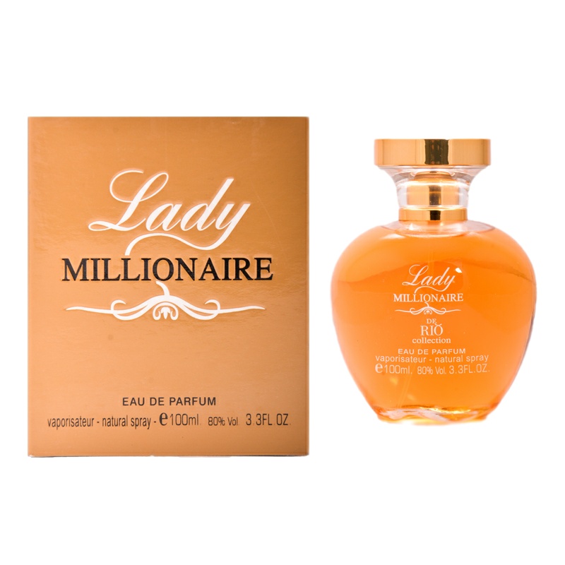 ادو پرفیوم زنانه ریو کالکشن مدل lady millionaire حجم 100 میلی لیتر