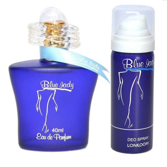 ادو پرفیوم زنانه لنکوم مدل blue lady حجم 40 میلی لیتر به همراه اسپری مدل blue lady حجم 50 میلی لیتر