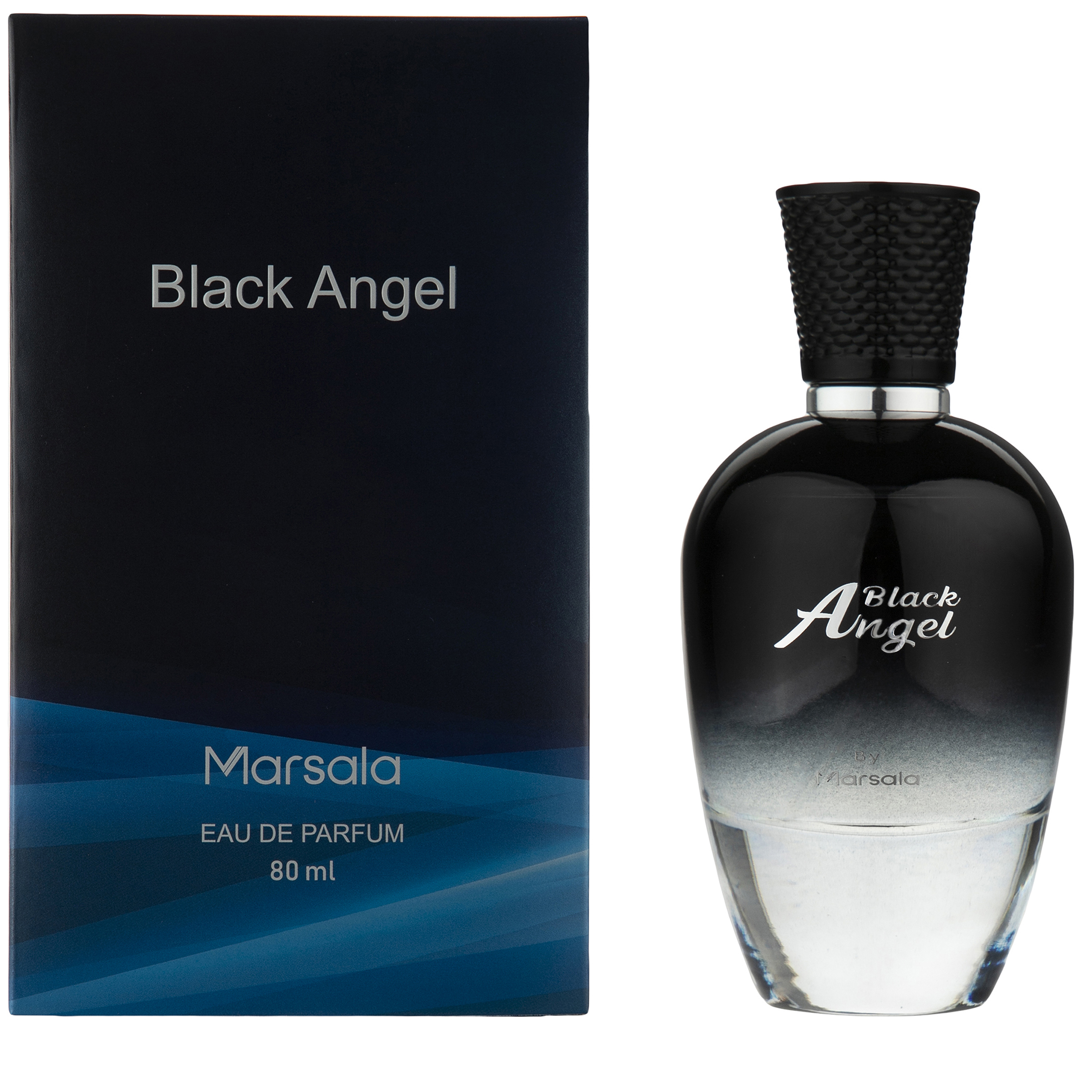 ادو پرفیوم زنانه مارسالا مدل black angel حجم 80 میلی لیتر