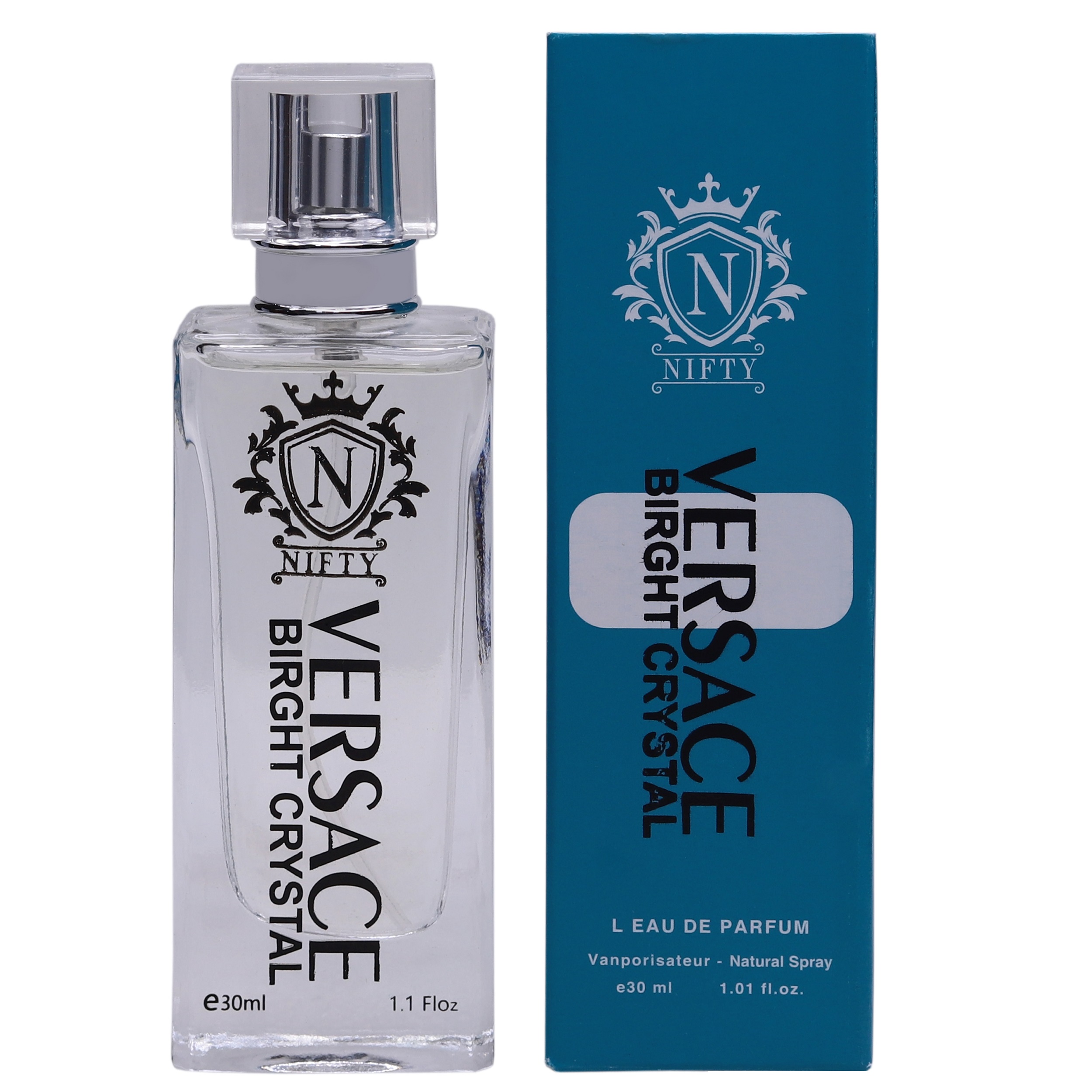 ادو پرفیوم زنانه نیفتی مدل versace bright crystal حجم 30 میلی لیتر