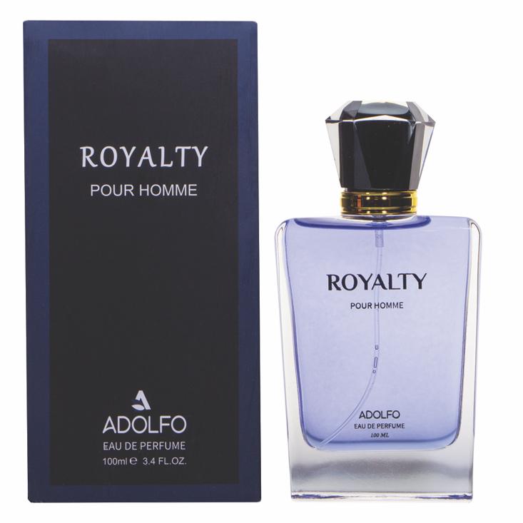 ادو پرفیوم مردانه آدولفو مدل royalty حجم 100 میلی لیتر