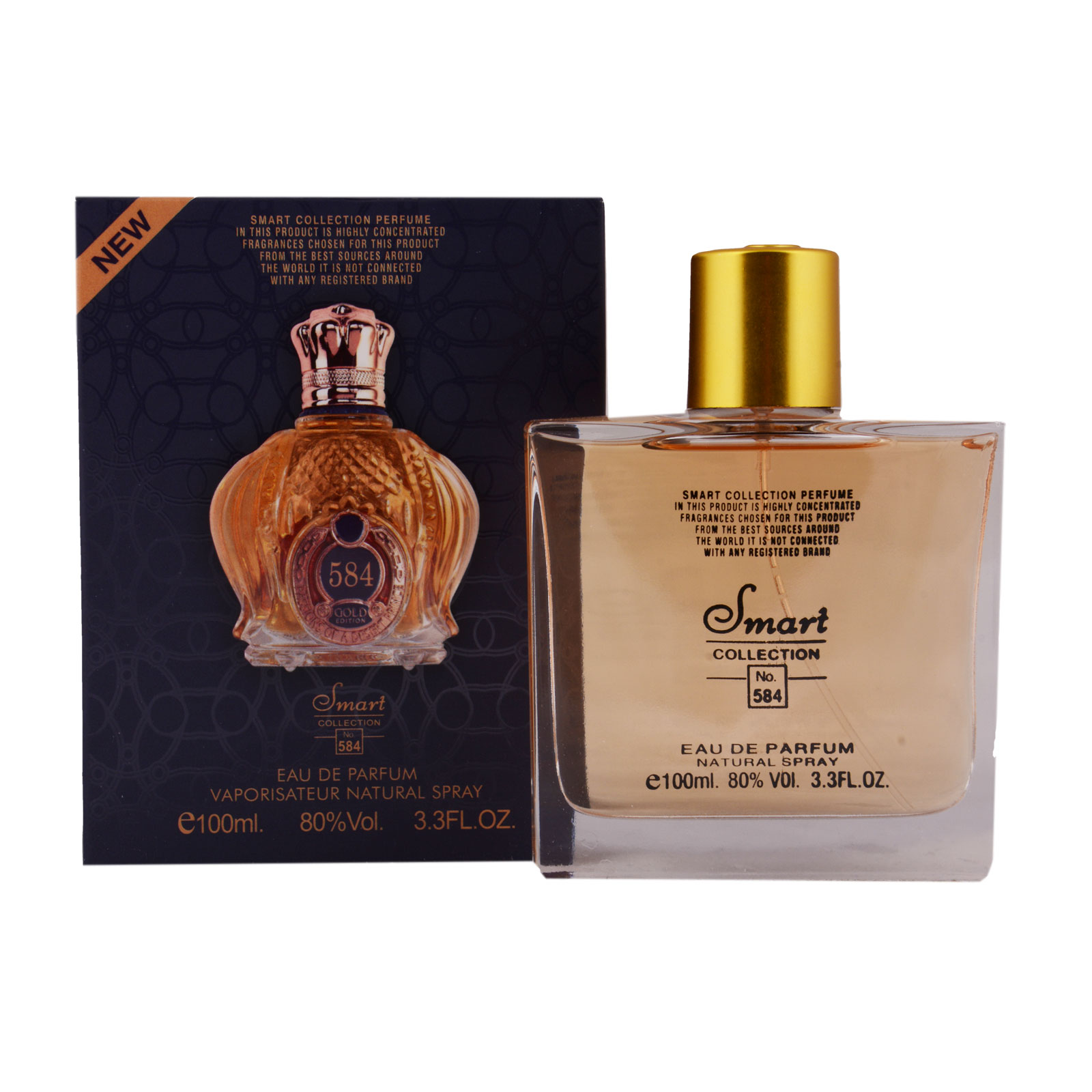ادو پرفیوم مردانه اسمارت کالکشن مدل shaik opulent 584 حجم 100 میلی لیتر
