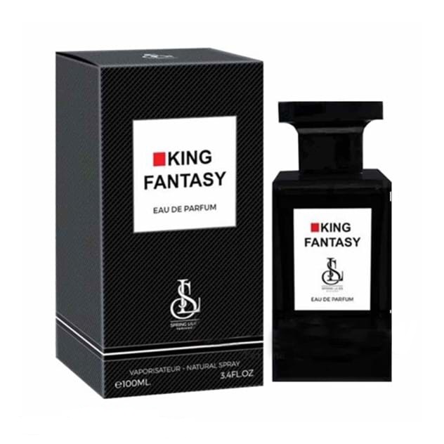 ادو پرفیوم مردانه اسپرینگ لیلیز مدل king fantasy حجم 100 میلی لیتر