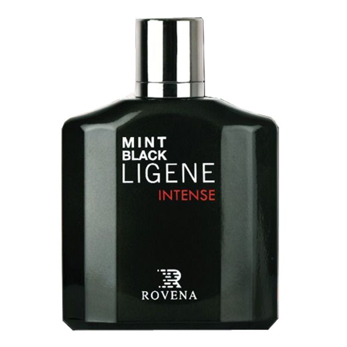 ادو پرفیوم مردانه روونا مدل mint black ligene intense حجم 100 میلی لیتر