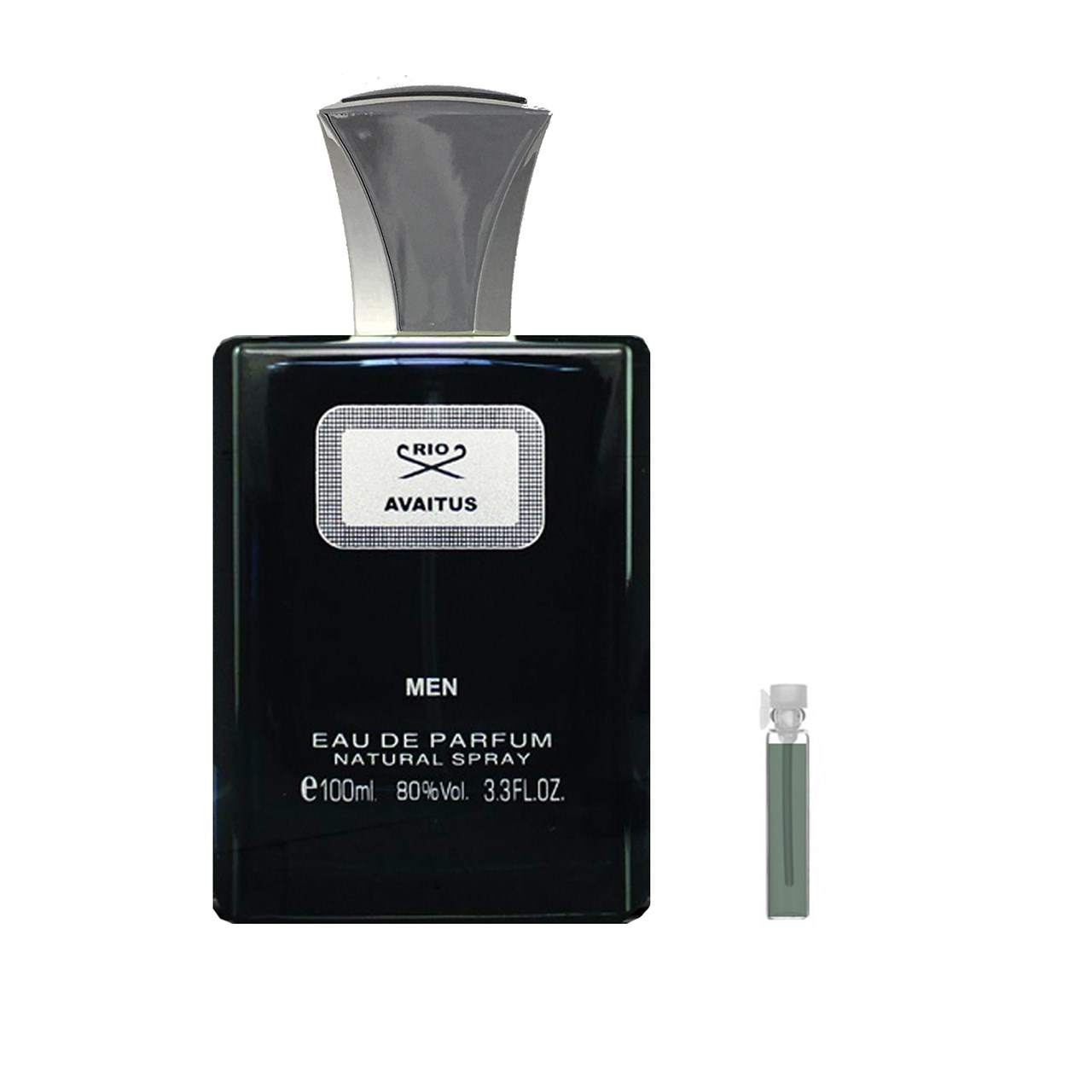 ادو پرفیوم مردانه ریو کالکشن مدل rio avaitus حجم 100ml به همراه عطر جیبی