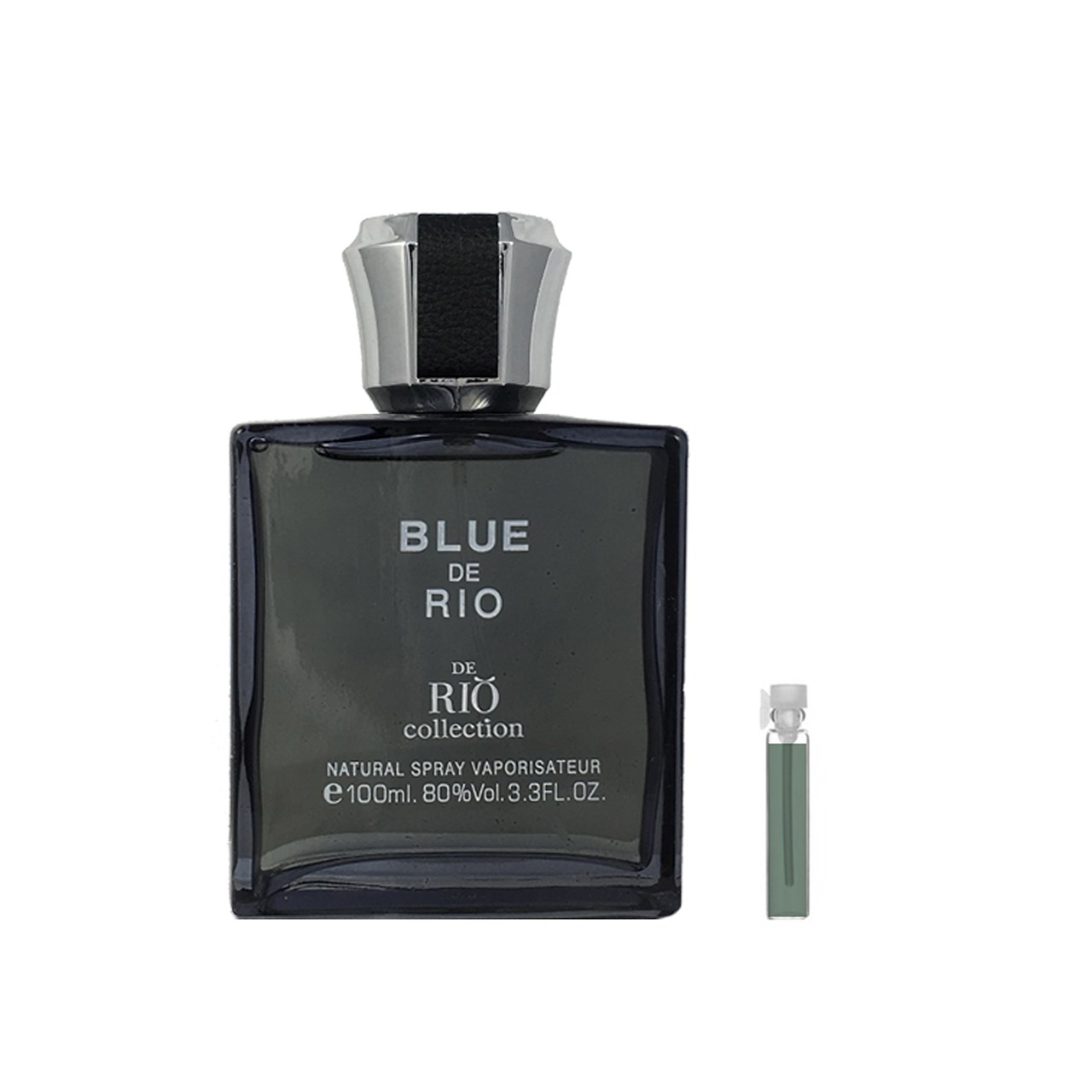 ادو پرفیوم مردانه ریو کالکشن مدل rio blue de rio حجم 100ml به همراه عطر جیبی