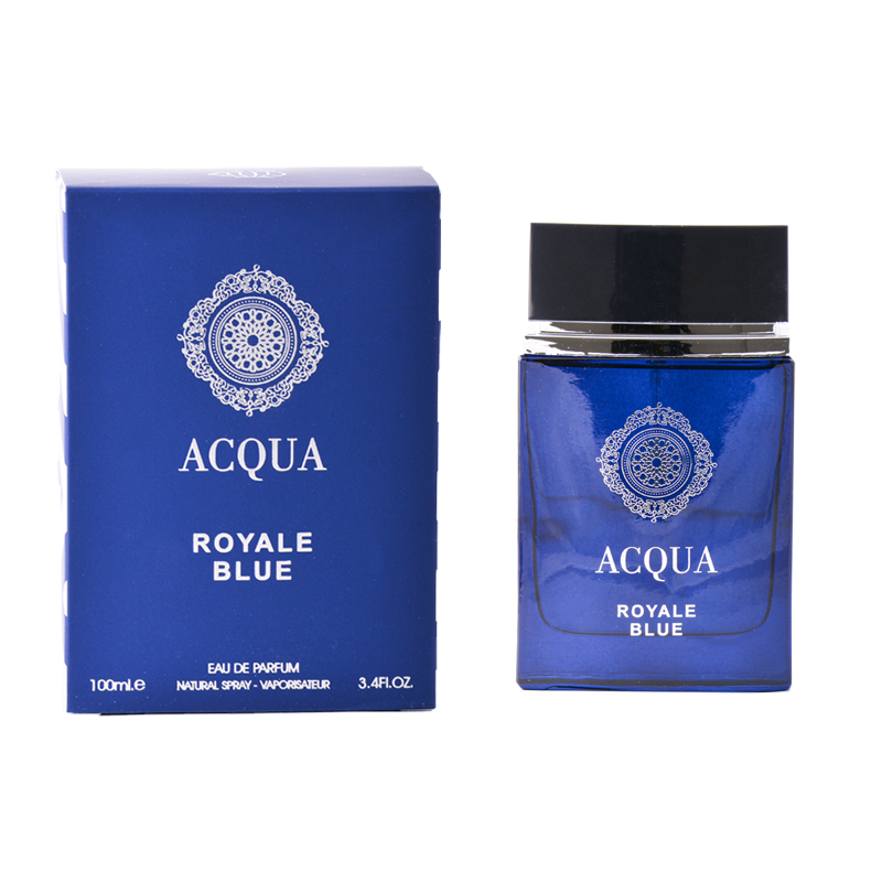 ادو پرفیوم مردانه فراگرنس ورد مدل acqua royal blue حجم 100 میلی لیتر