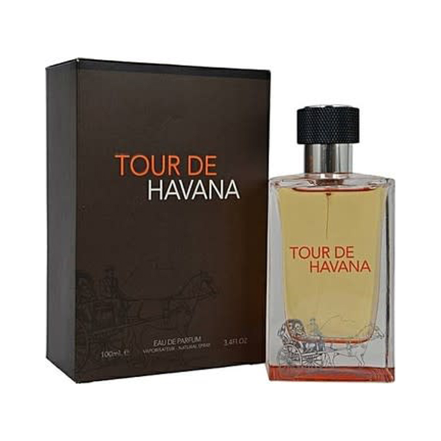 ادو پرفیوم مردانه فراگرنس ورد مدل مدل tour de havana حجم 100 میلی لیتر
