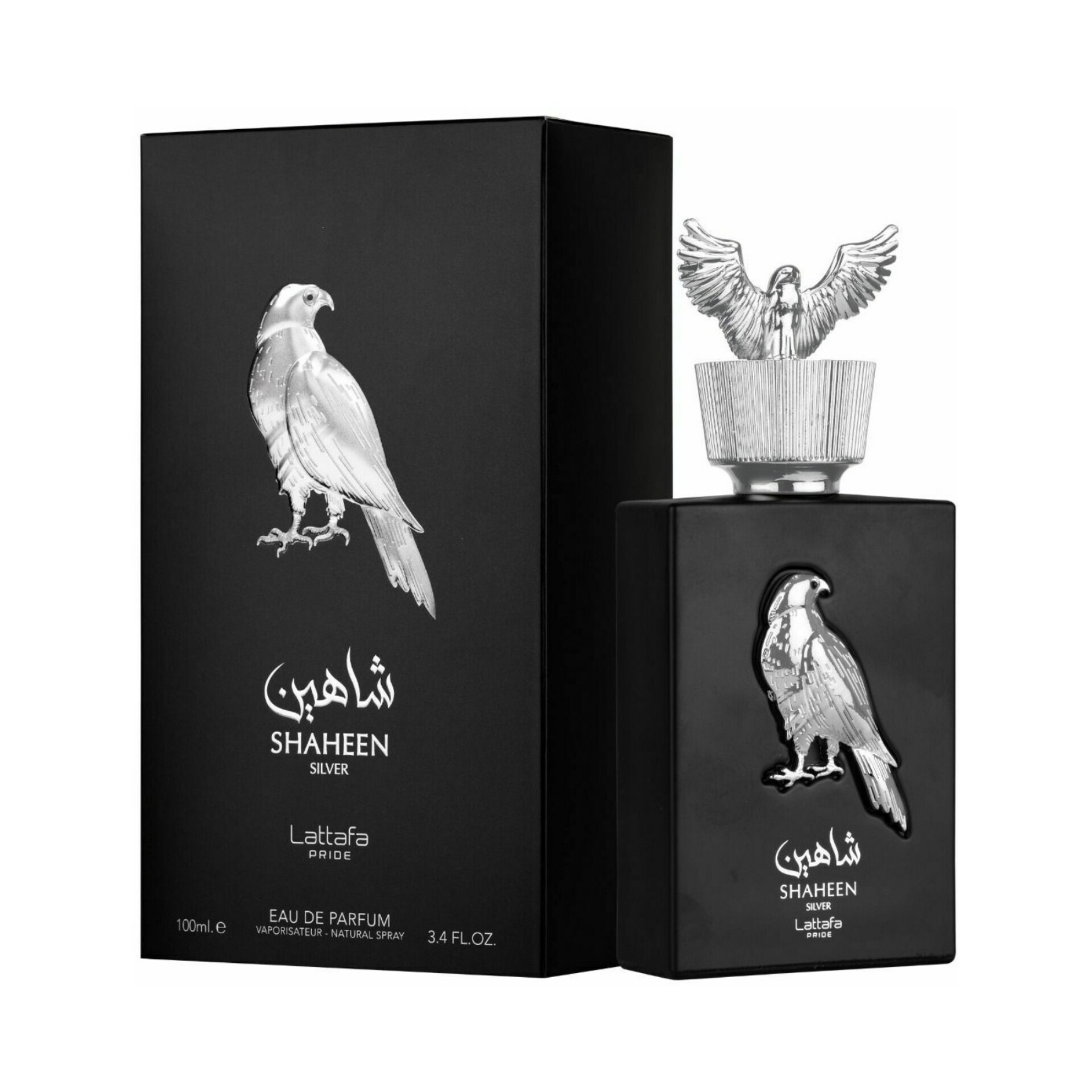 ادو پرفیوم مردانه لطافه مدل شاهین حجم 100 میلی لیتر