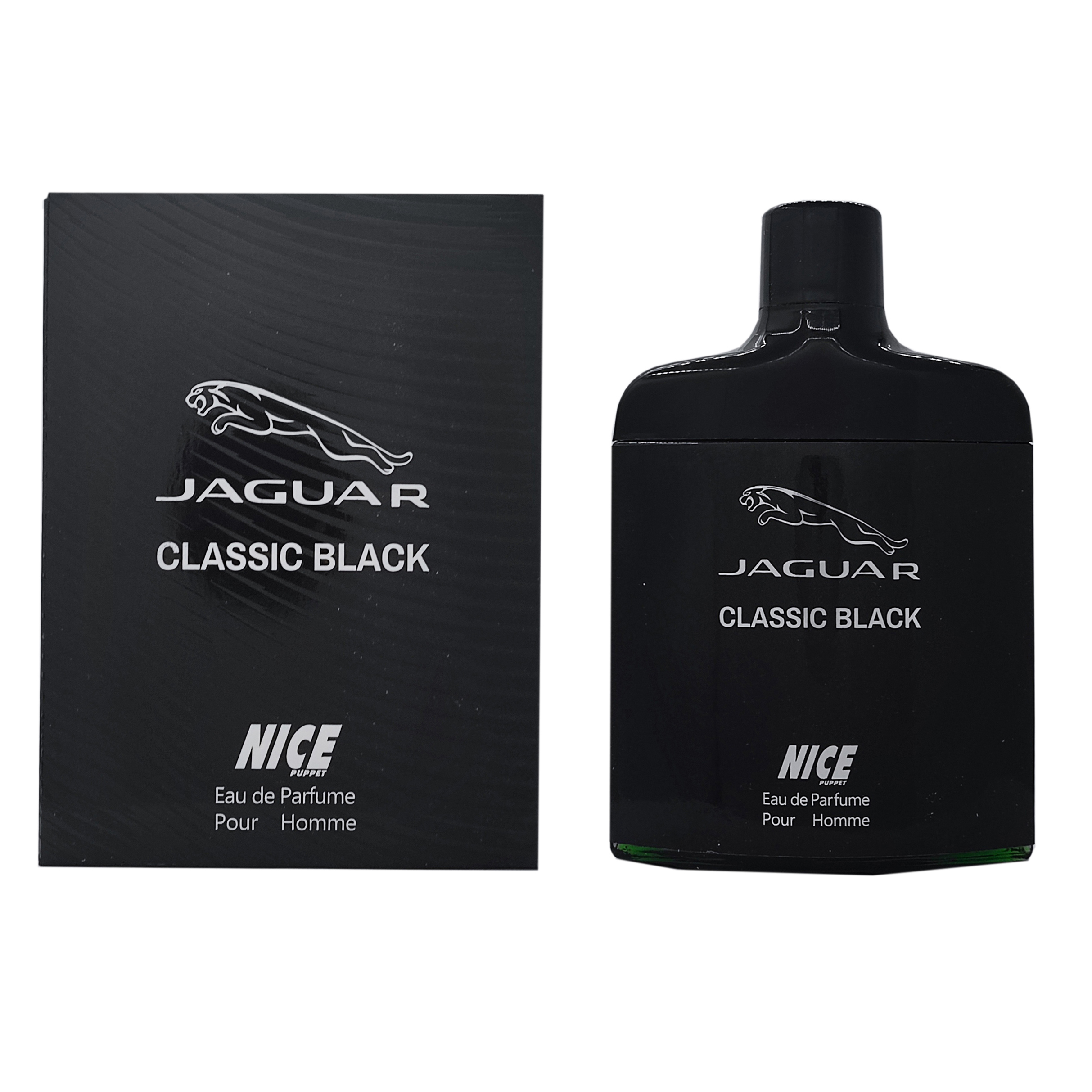 ادو پرفیوم مردانه نایس پاپت مدل jaquar clasicc black حجم 85 میلی لیتر