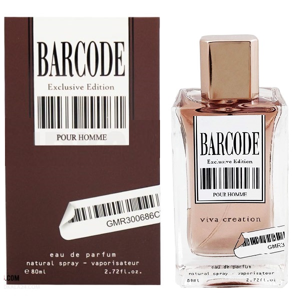 ادو پرفیوم مردانه ویوا کریشن مدل barcode exlusive edition حجم 80 میلی لیتر