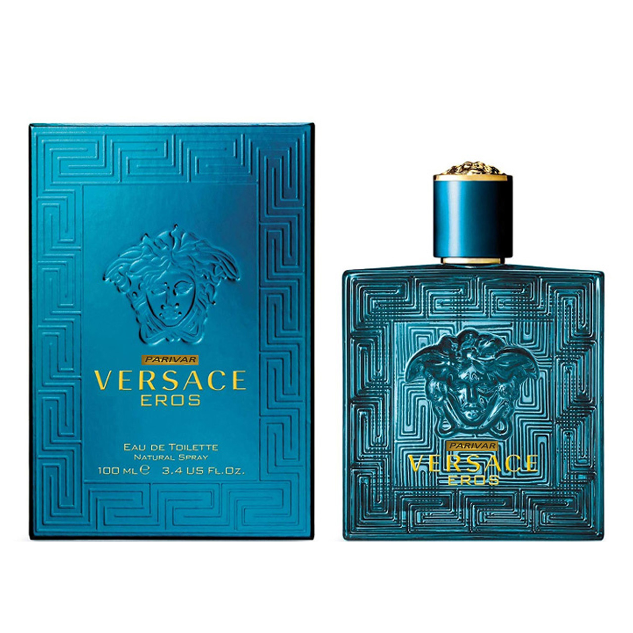 ادو پرفیوم مردانه پریوار مدل versace eros حجم 100 میلی لیتر