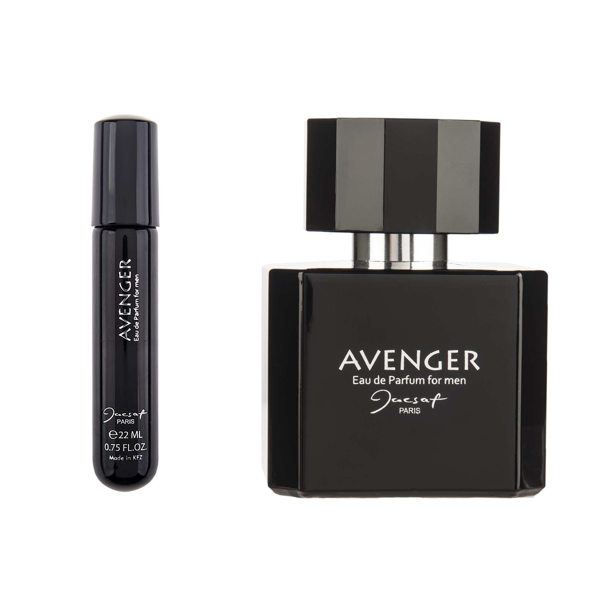 ادو پرفیوم مردانه ژک‌ ساف مدل avenger حجم 100 میلی لیتر به همراه عطر جیبی حجم 22 میلی لیتر