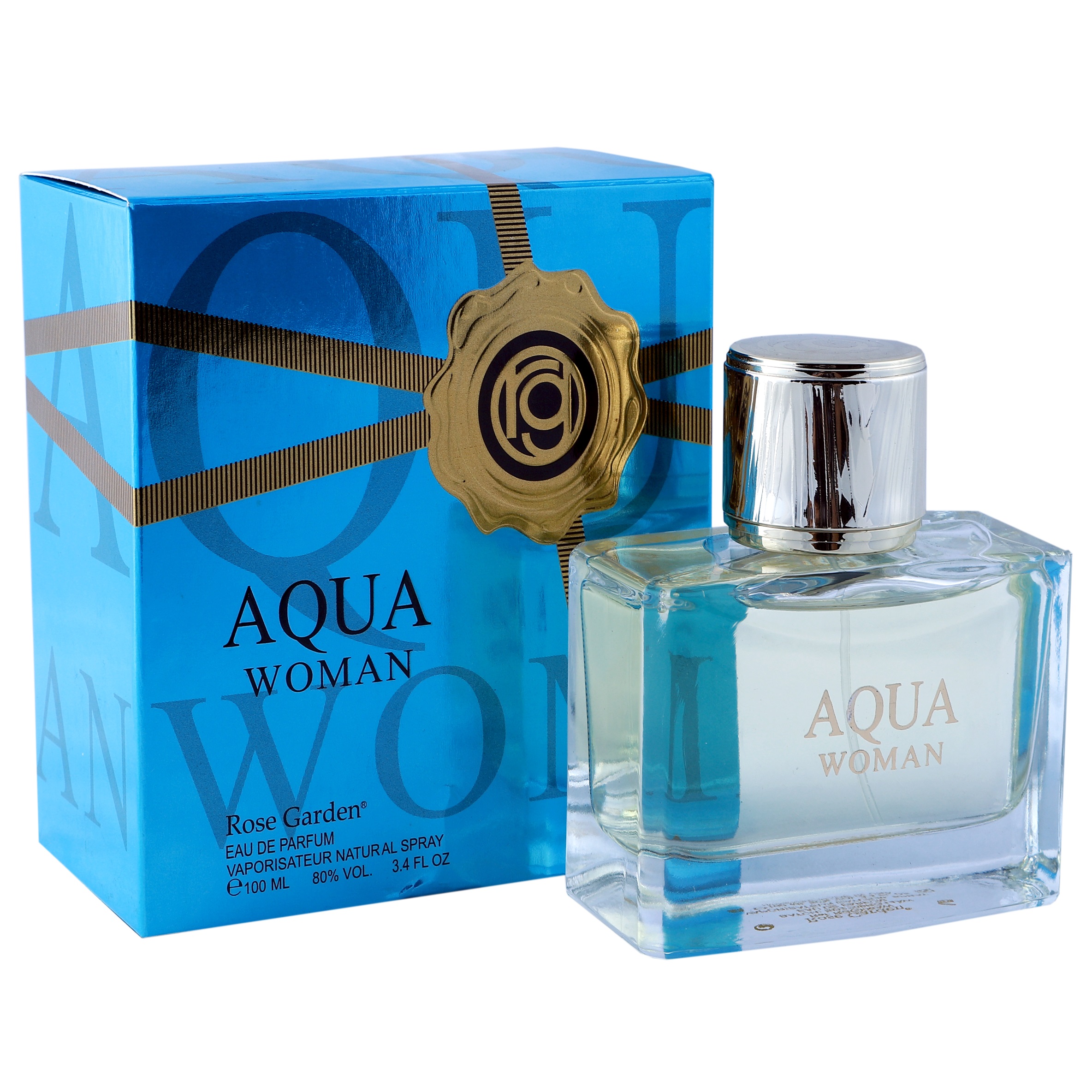 ادوپرفیوم زنانه رزگاردن مدل aqua women حجم 100 میلی لیتر