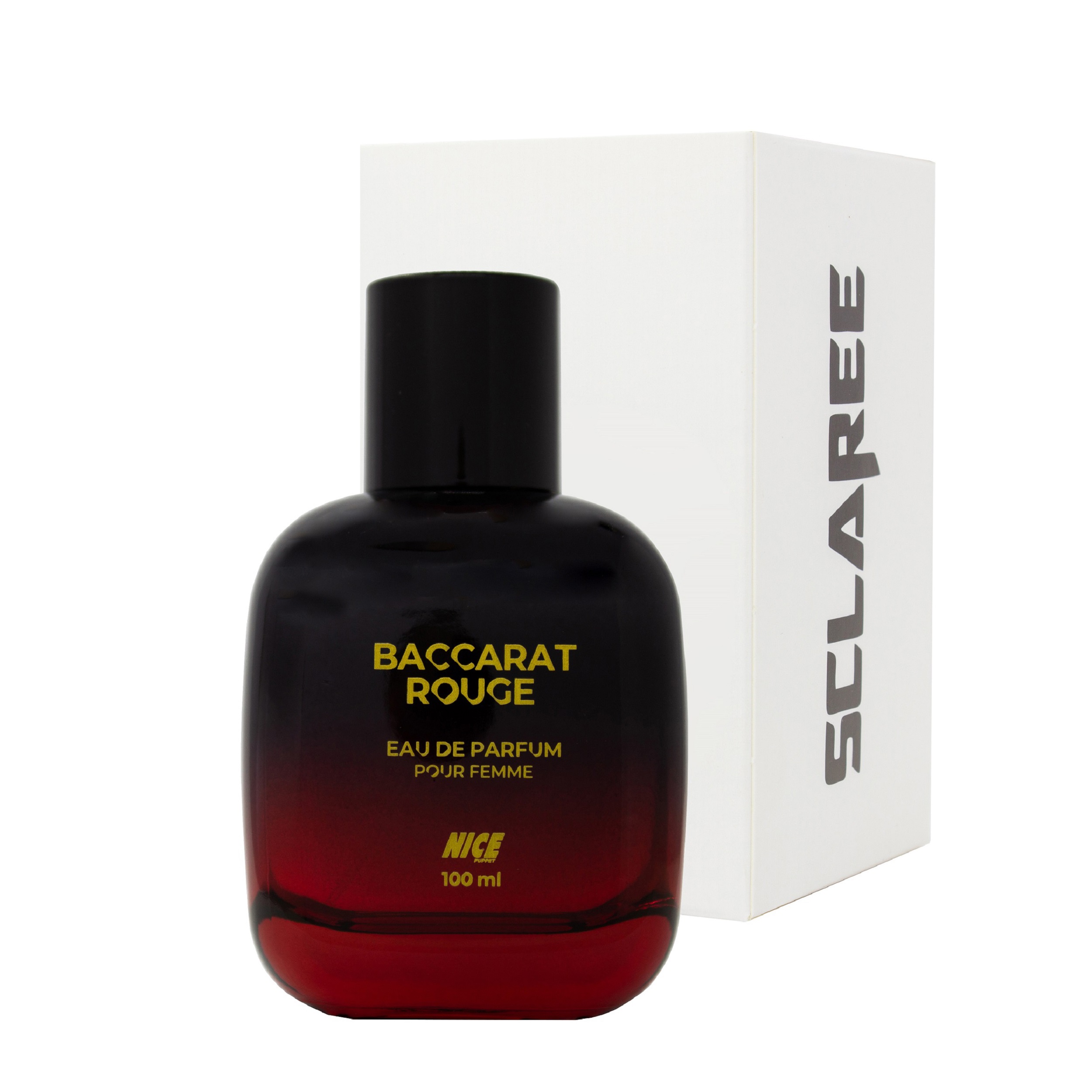 ادوپرفیوم زنانه نایس پاپت مدل baccarat rouge حجم 100 میلی‌لیتر