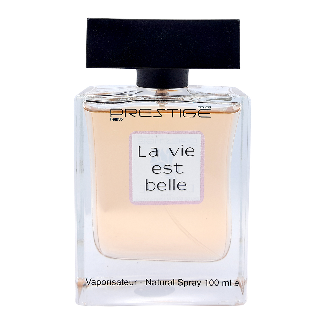 ادوپرفیوم نیو پرستیژ کالر مدل lancome la vie est belle حجم 100 میلی‌لیتر