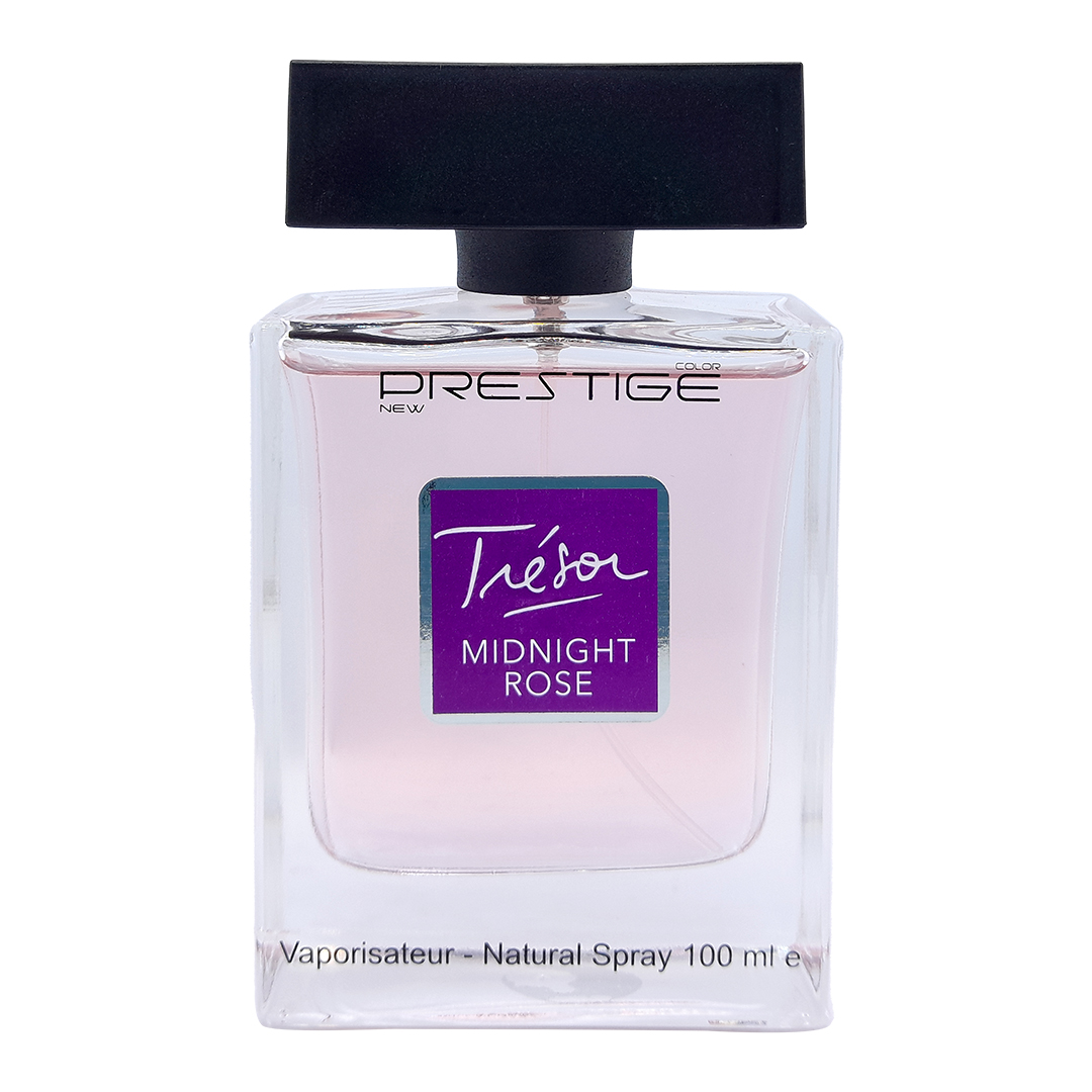 ادوپرفیوم نیو پرستیژ کالر مدل lancome tresor midnight rose حجم 100 میلی‌لیتر