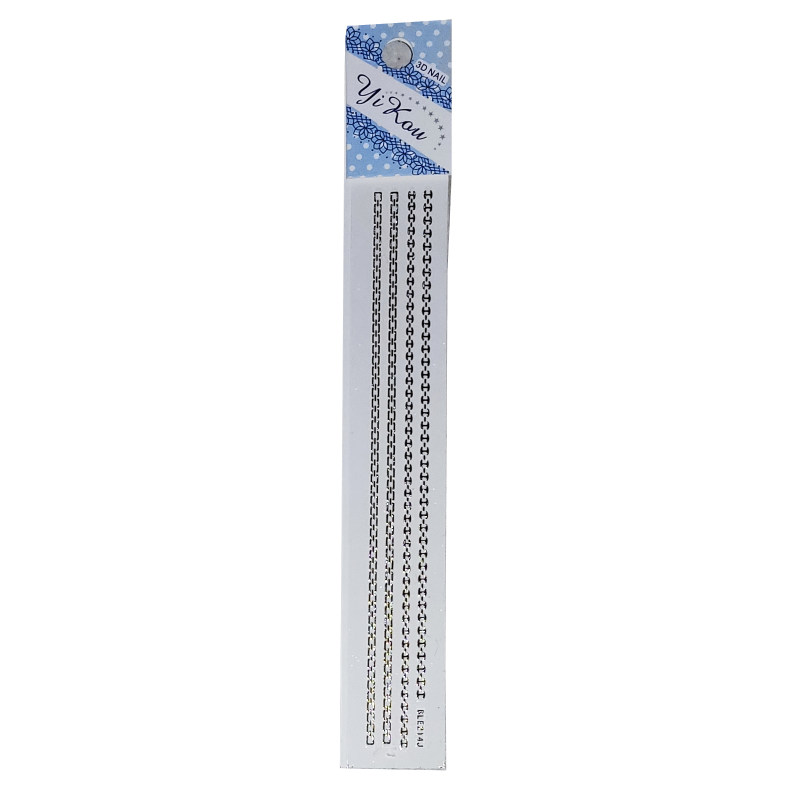 استیکر طراحی ناخن مدل ble214j مجموعه 6 عددی