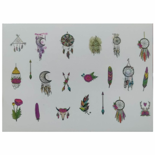 استیکر طراحی ناخن مدل ماندانا کد a148