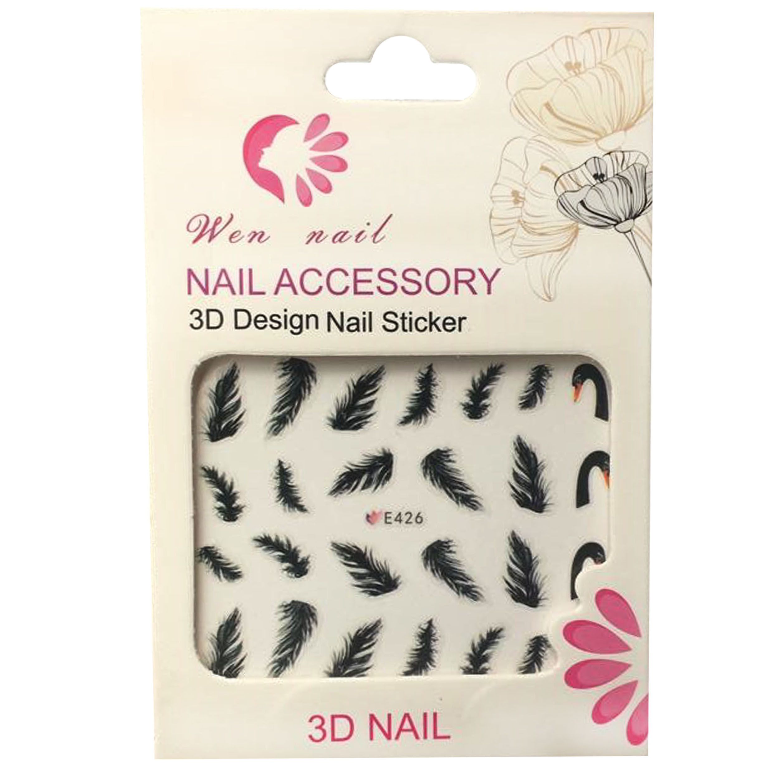 استیکر طراحی ناخن کد e 426