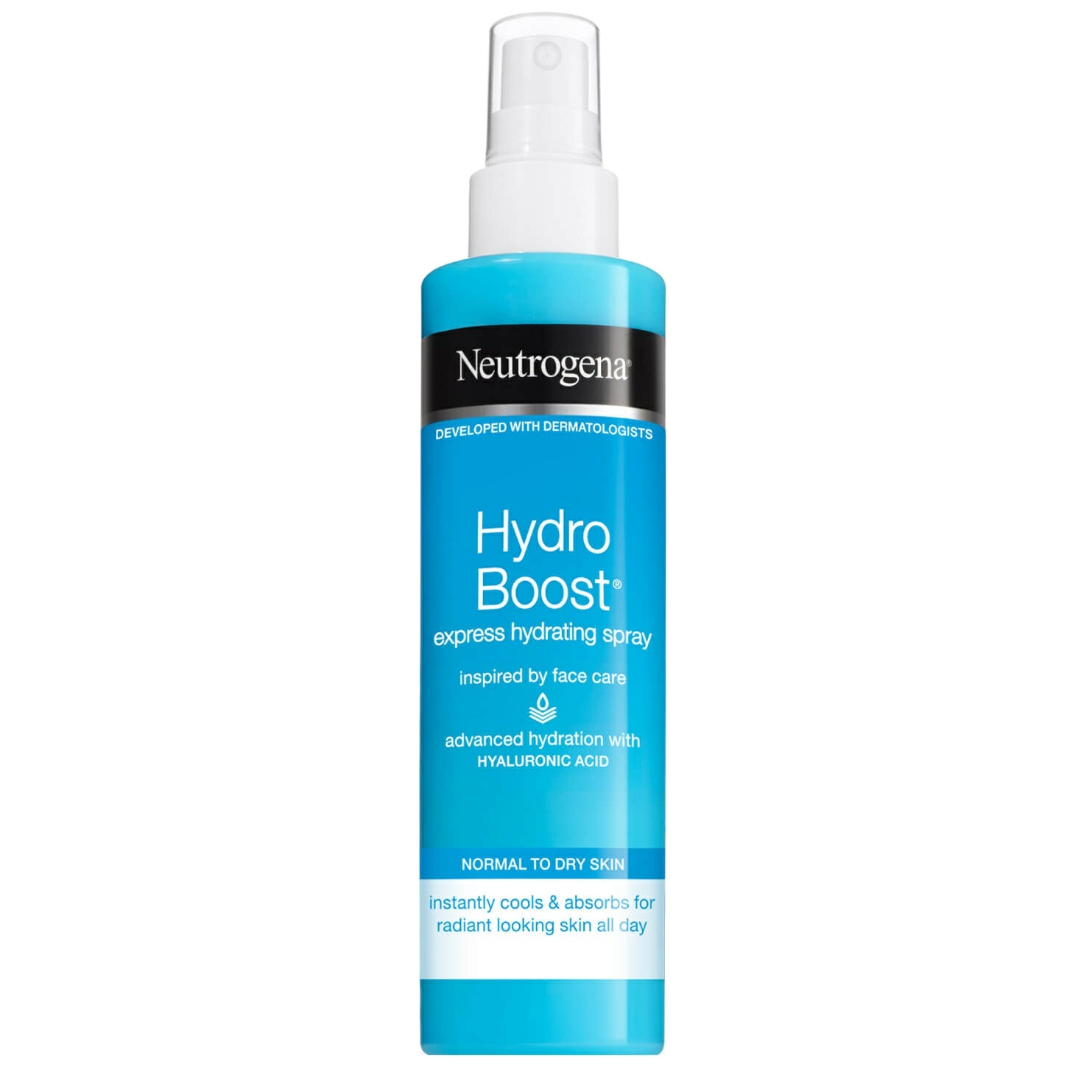 اسپری آب نوتروژینا مدل hydro boost حجم 200 میلی لیتر