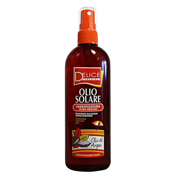 اسپری برنز کننده دیلیس مدل olio di argan حجم 150 میلی لیتر