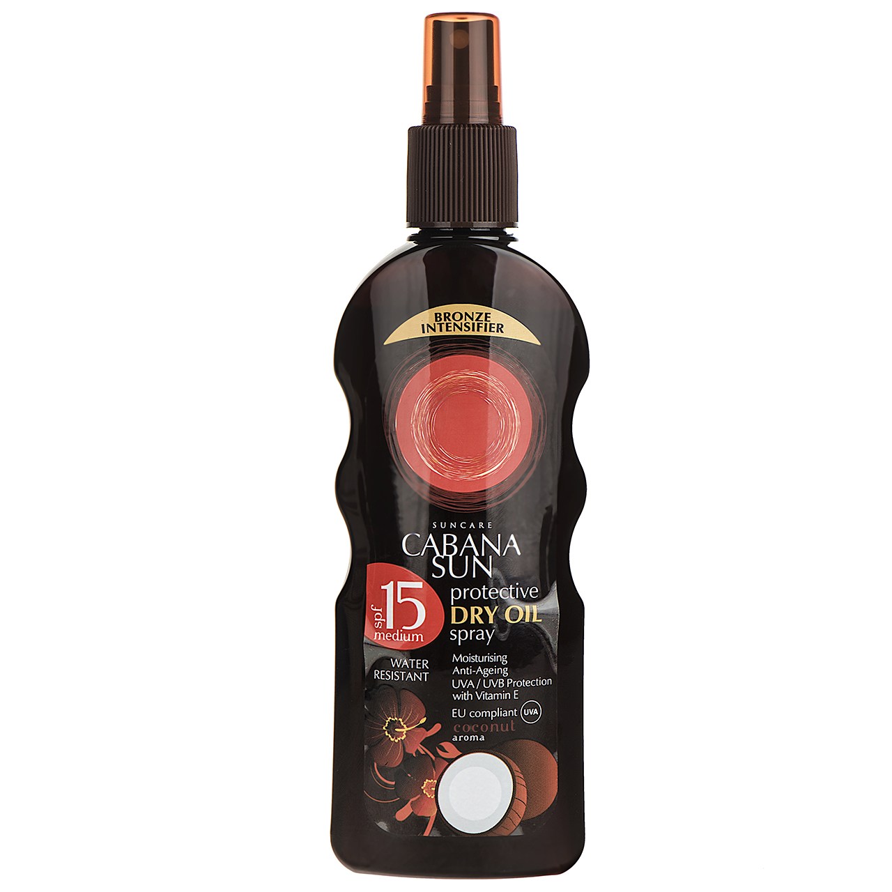 اسپری برنزه کننده کابانا سان مدل medium spf15 حجم 200 میلی لیتر