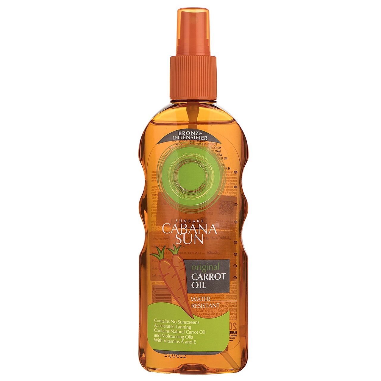 اسپری برنزه کننده کابانا سان مدل original carrot oil spf6 حجم 200 میلی لیتر